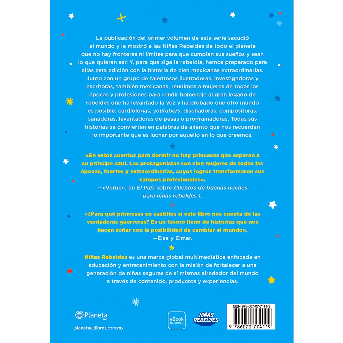 Cuentos de buenas noches para niñas rebeldes. 100 mexicanas extraordinarias