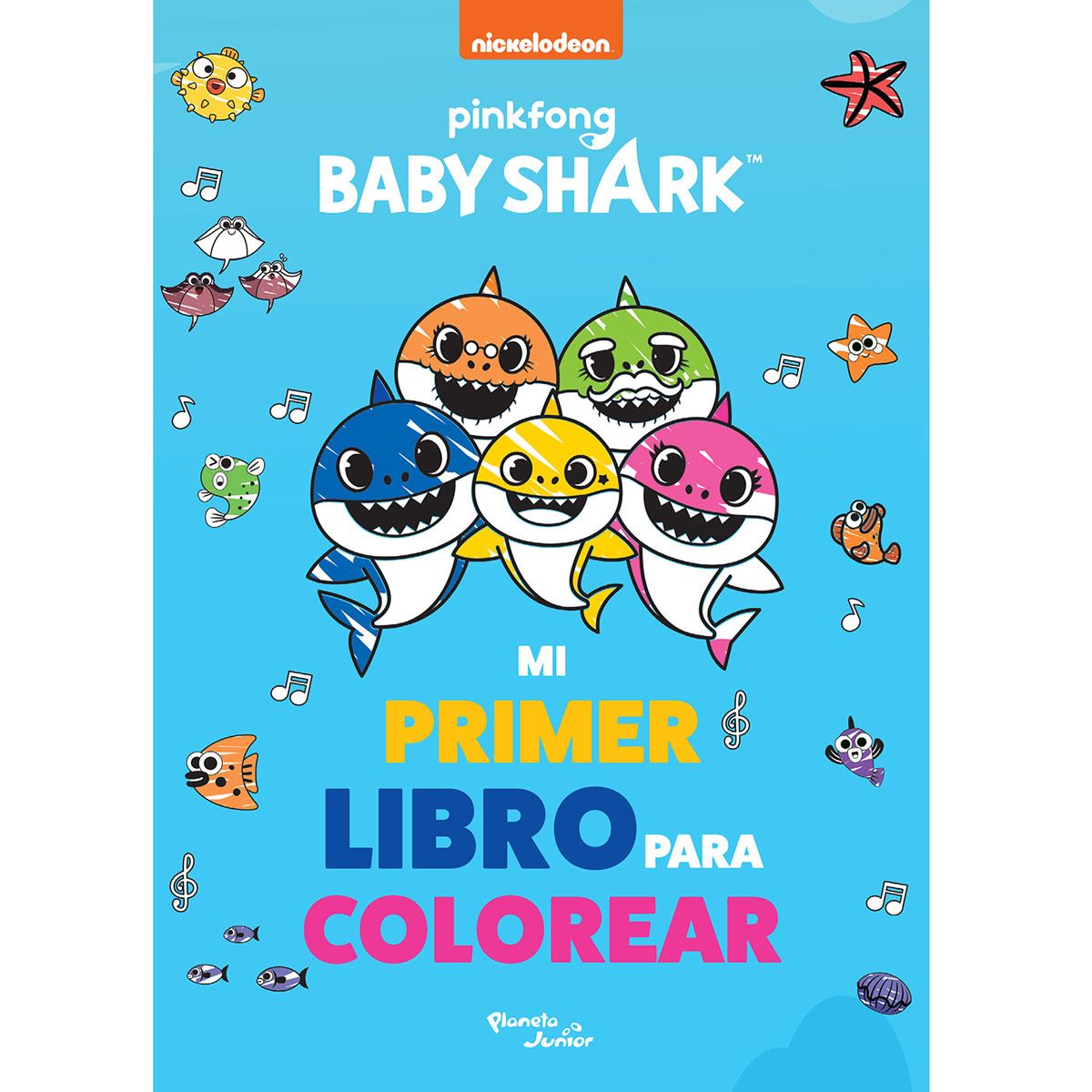 Baby Shark. Mi primer libro para colorear