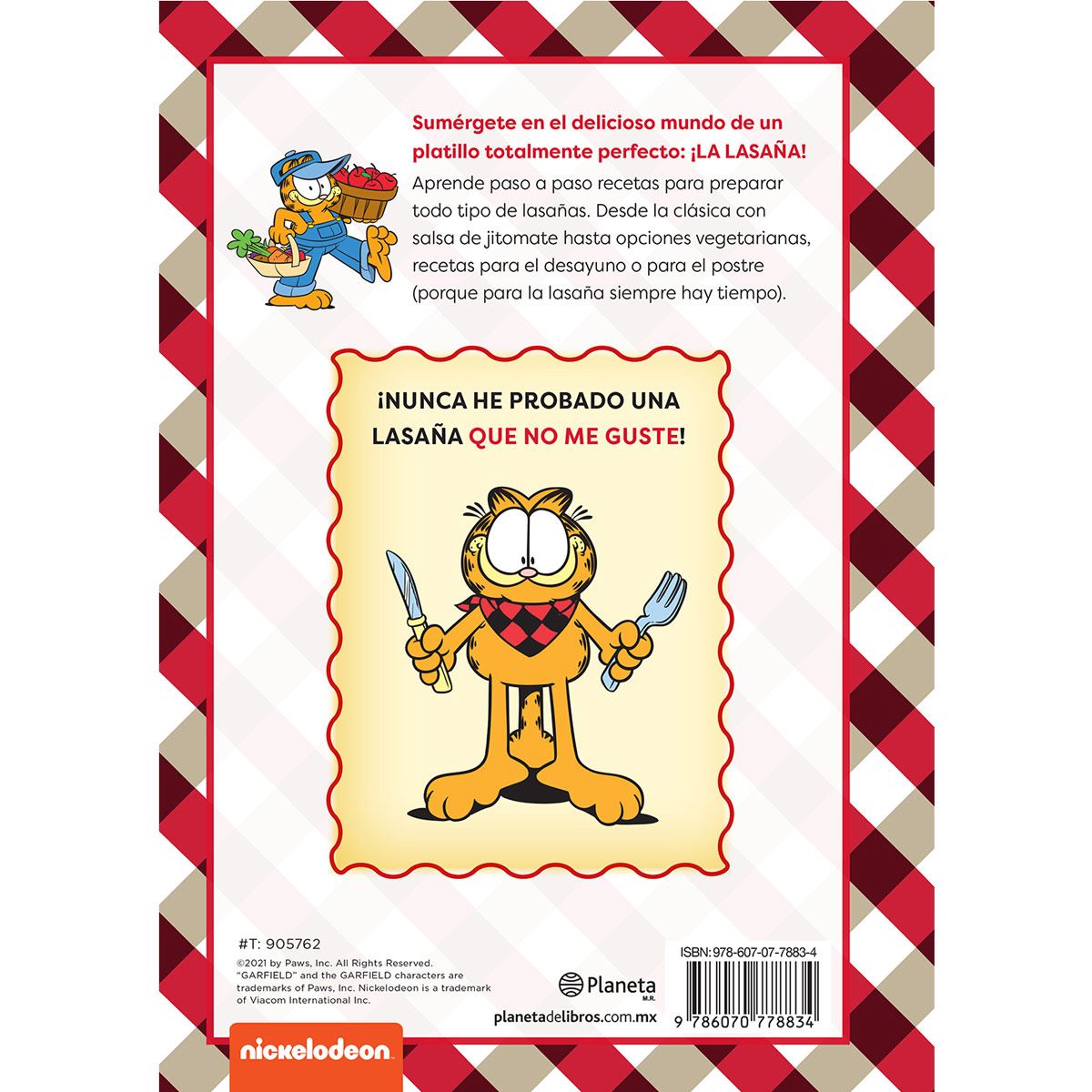 La guía de Garfield para preparar lasaña