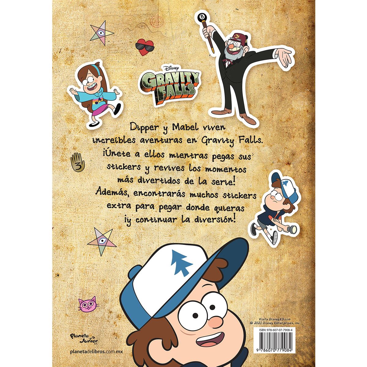 Gravity Falls. Libro de stickers