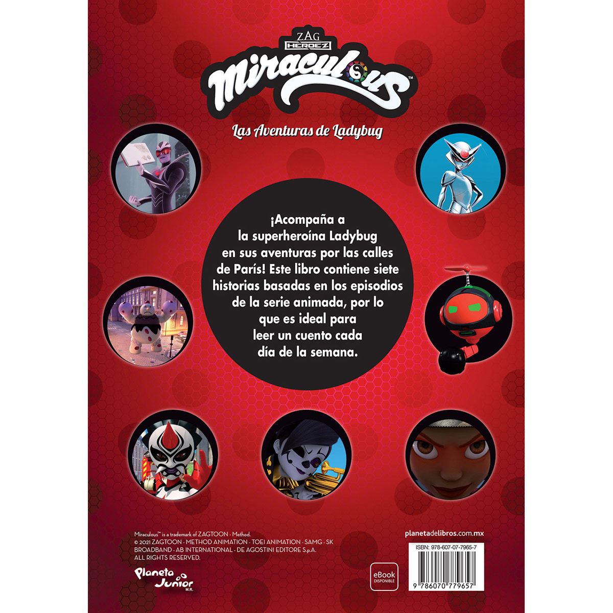 Miraculous Las aventuras de Ladybug. Cuentos para una semana