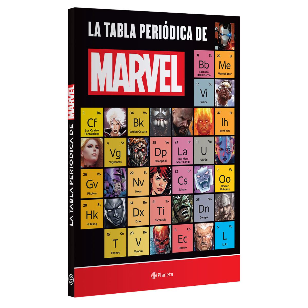 La tabla periódica de Marvel