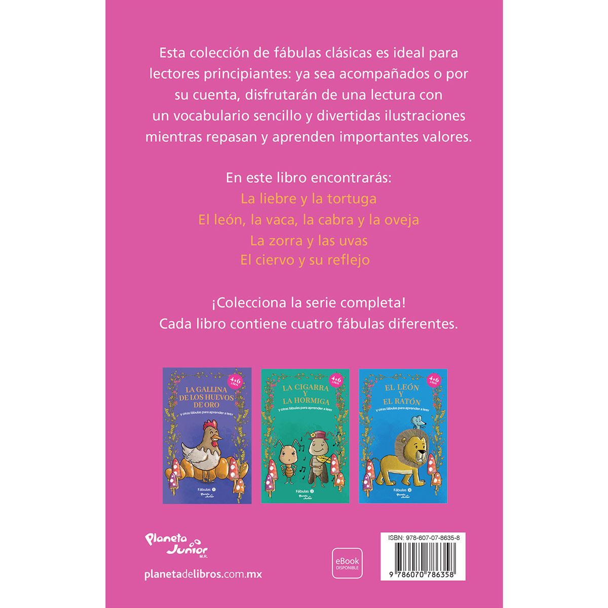 Fábulas 2. La liebre y la tortuga y otras fábulas para aprender a leer