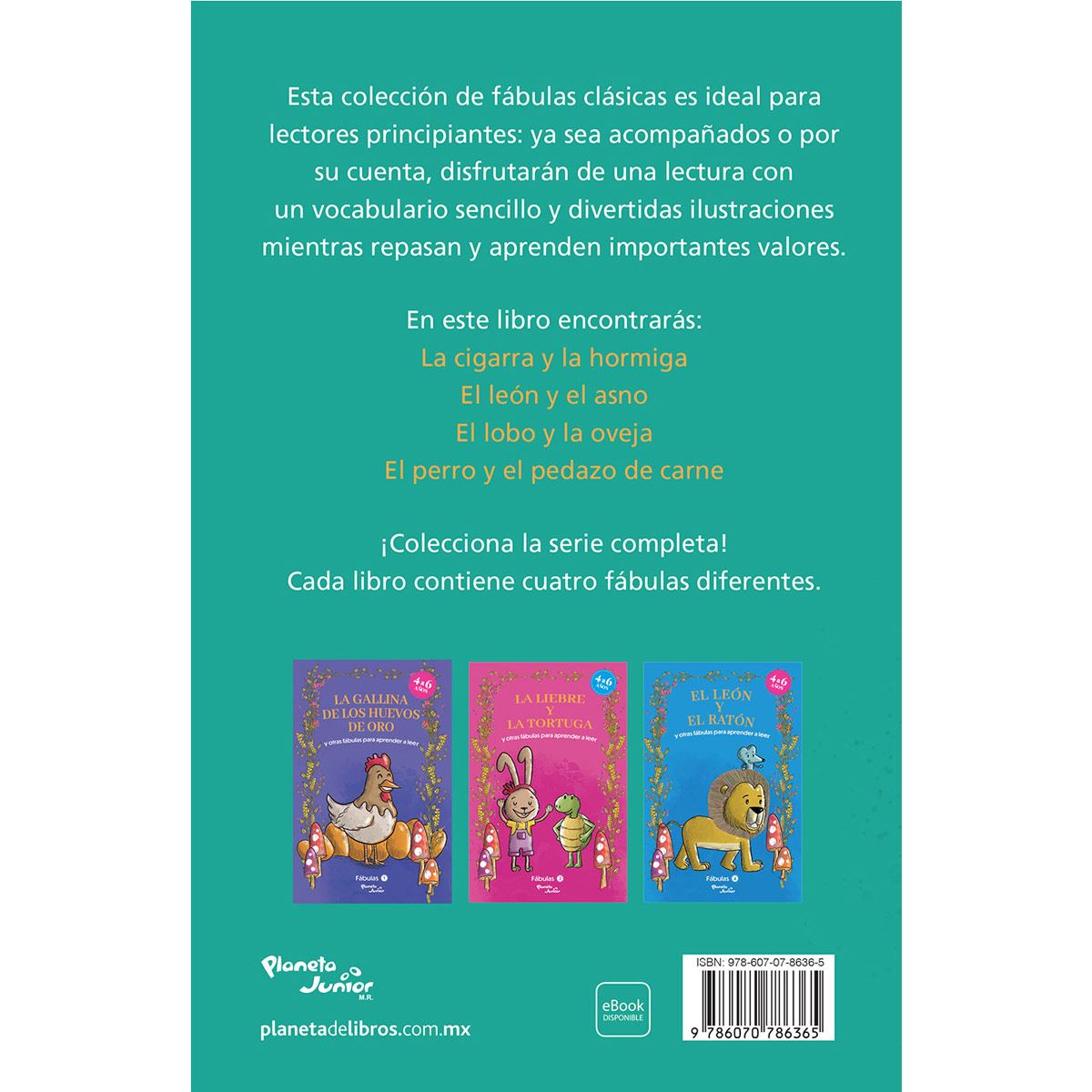 Fábulas 3. La cigarra y la hormiga y otras fábulas para aprender a leer