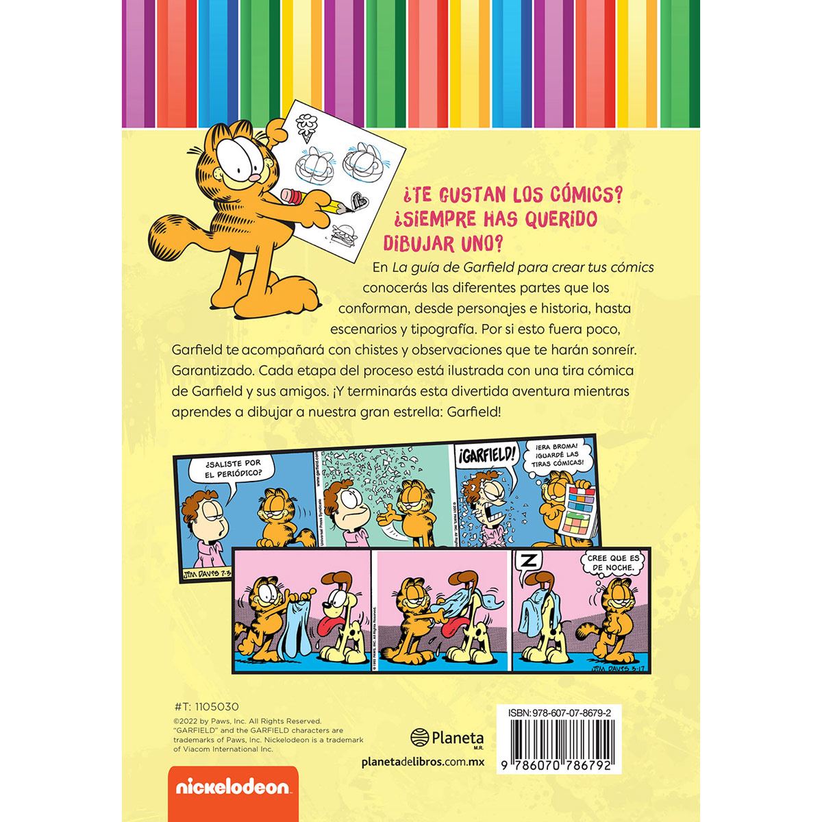 La guia de Garfield para crear tus comics