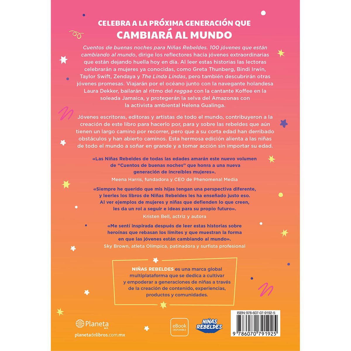 Cuentos de buenas noches para niñas rebeldes 5. 100 jóvenes que están cambiando al mundo