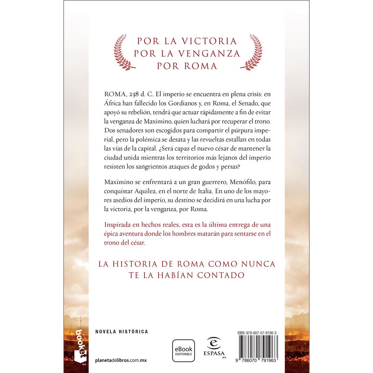 Fuego y victoria (Serie El trono del César 3)
