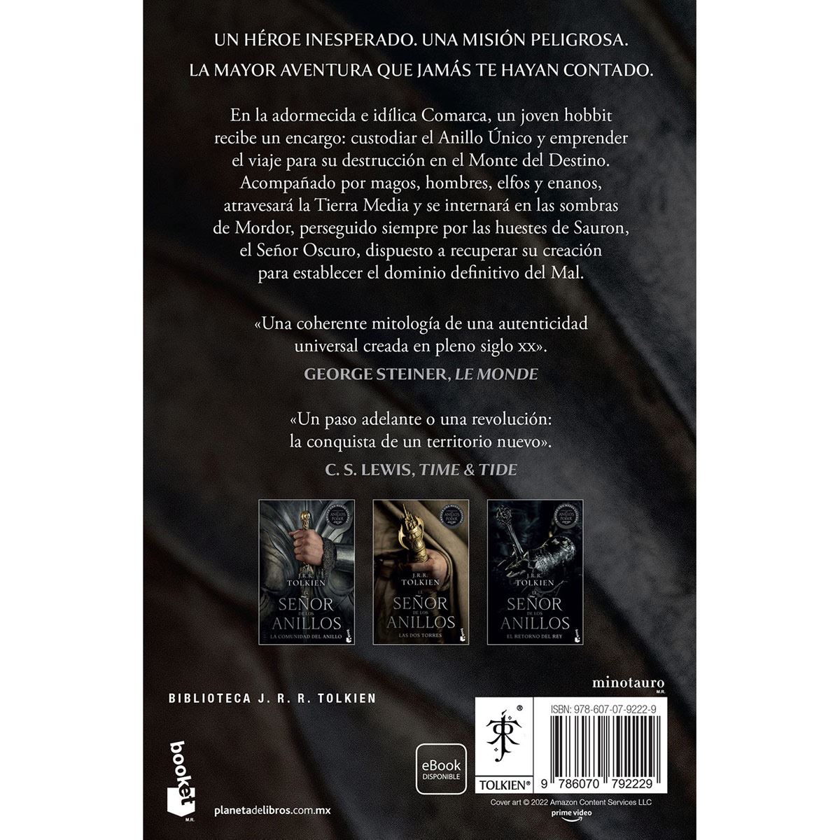 EL SEÑOR DE LOS ANILLOS, J.R.R. TOLKIEN, Booket