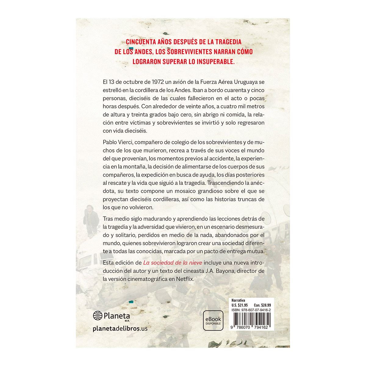 La sociedad de la nieve