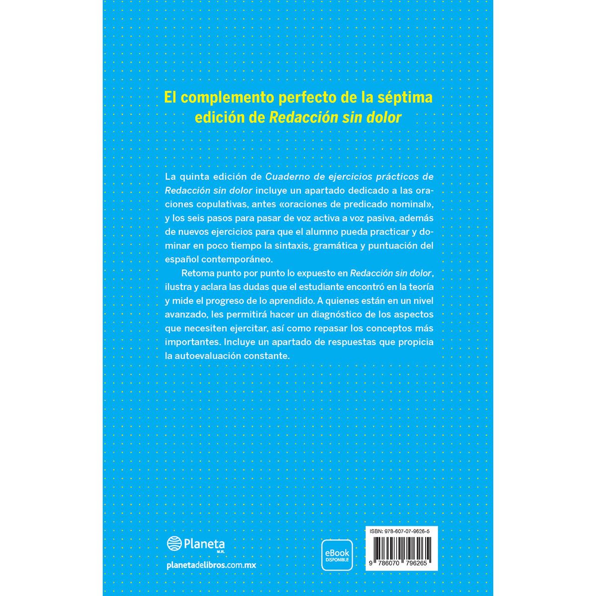 Cuaderno de ejercicios prácticos de redacción sin dolor