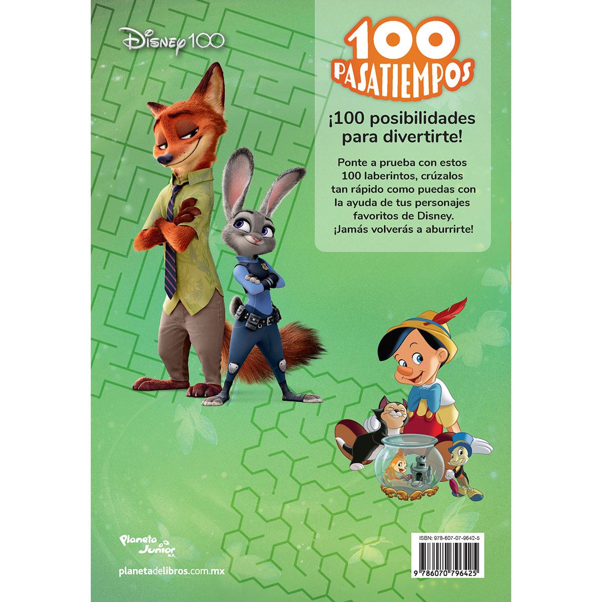 100 pasatiempos (laberintos). Disney