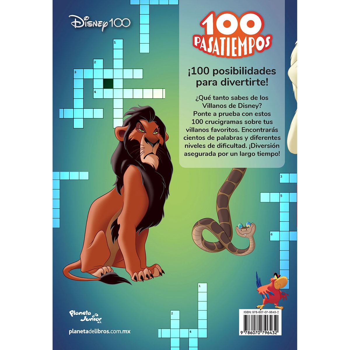 100 pasatiempos (crucigramas). Villanos