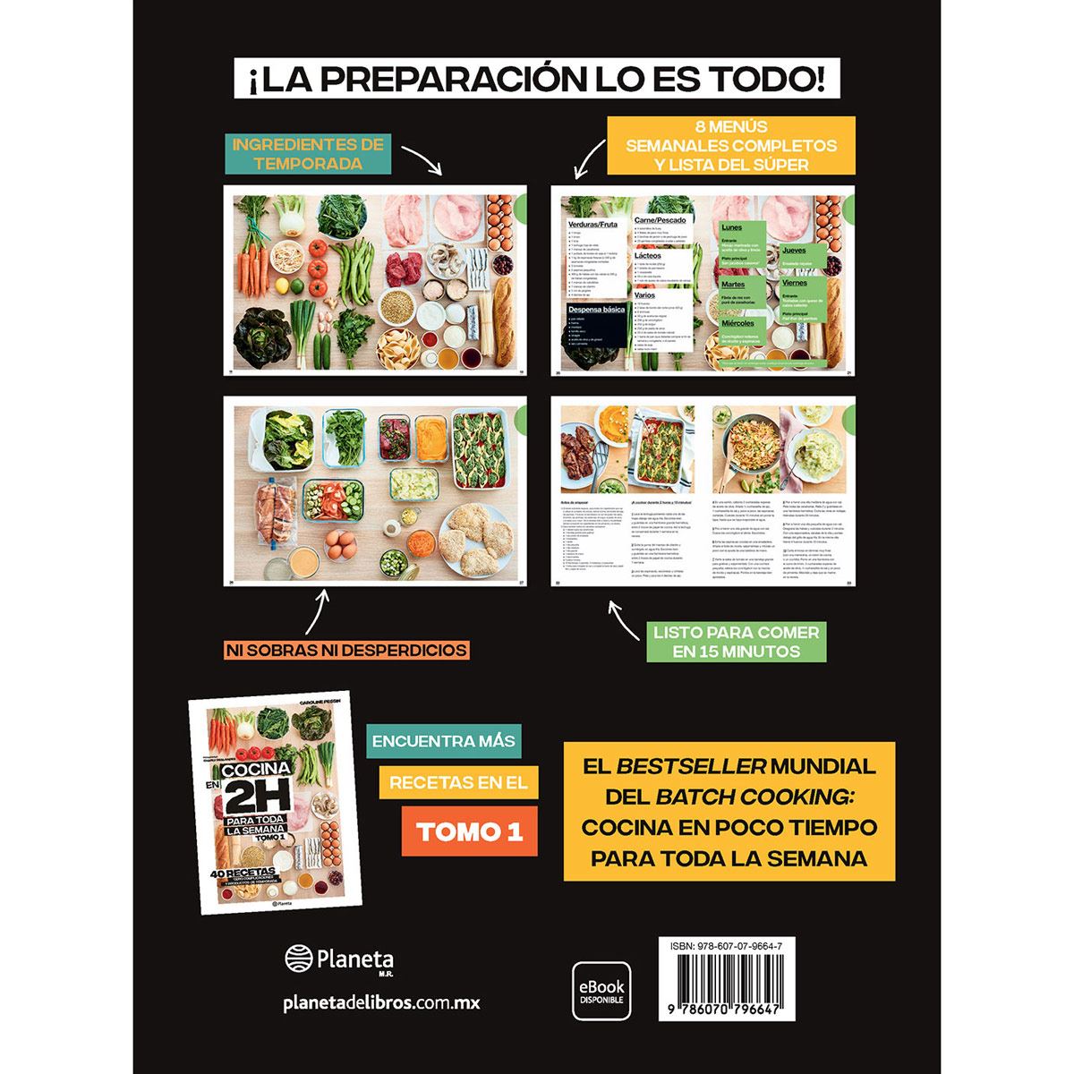 Cocina en 2h para toda la semana. Tomo 2