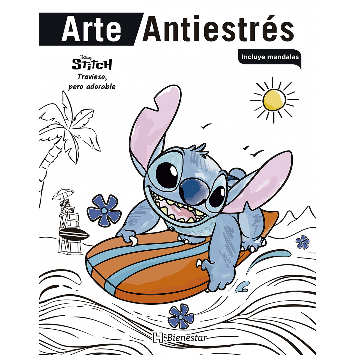 Arte Antiestrés. Stitch. Desastroso pero adorable