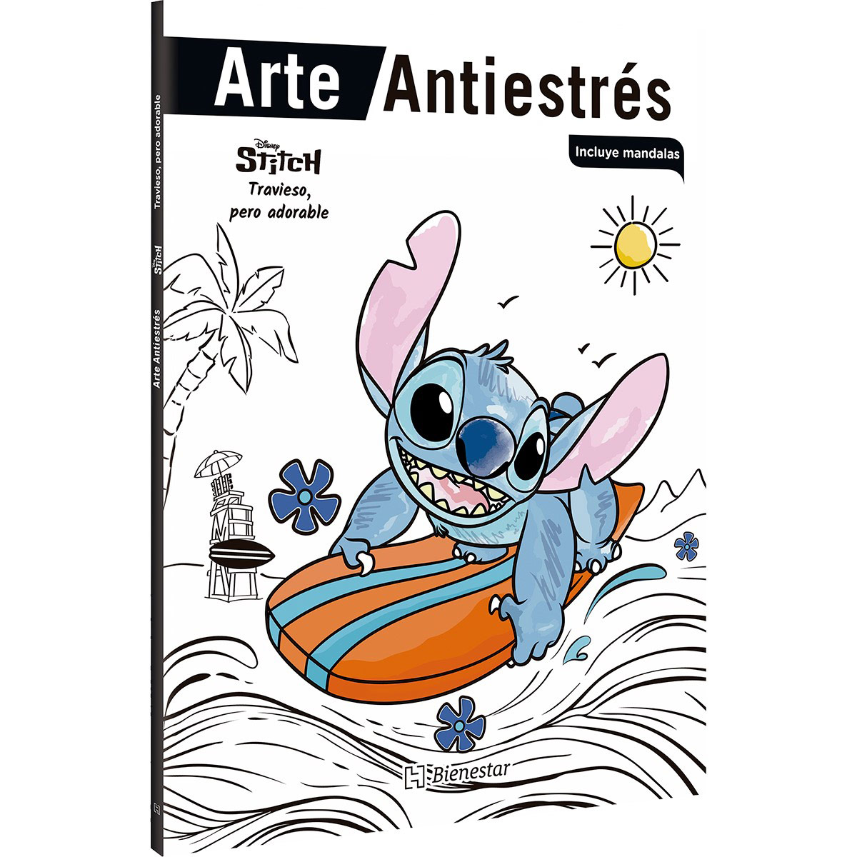 Arte Antiestrés. Stitch. Desastroso pero adorable