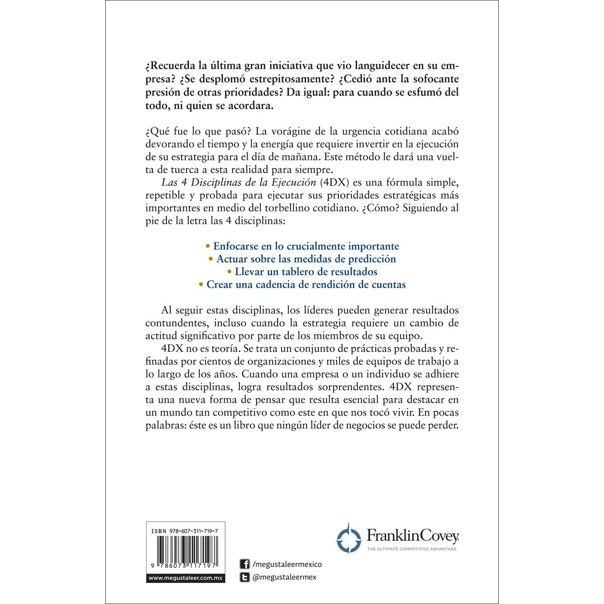 Las 4 Disciplinas De La Ejecución