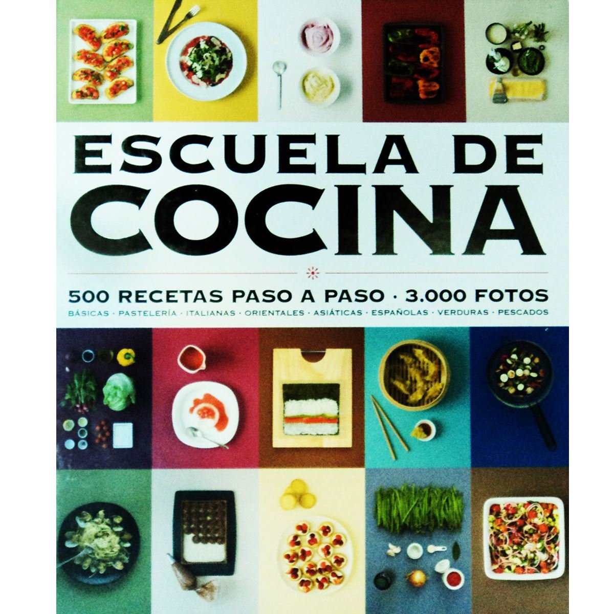 Escuela de Cocina 500 Recetas paso a paso 3000 fotos