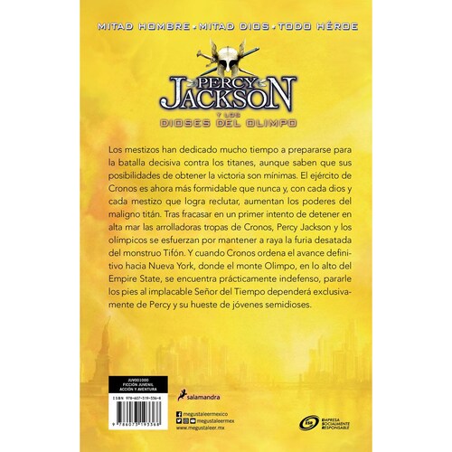 Percy Jackson, El Último Héroe del Olimpo