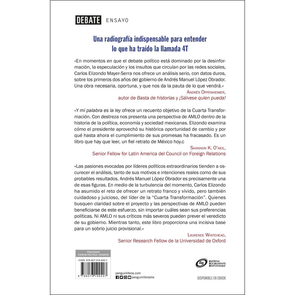 Y Mi Palabra es la Ley