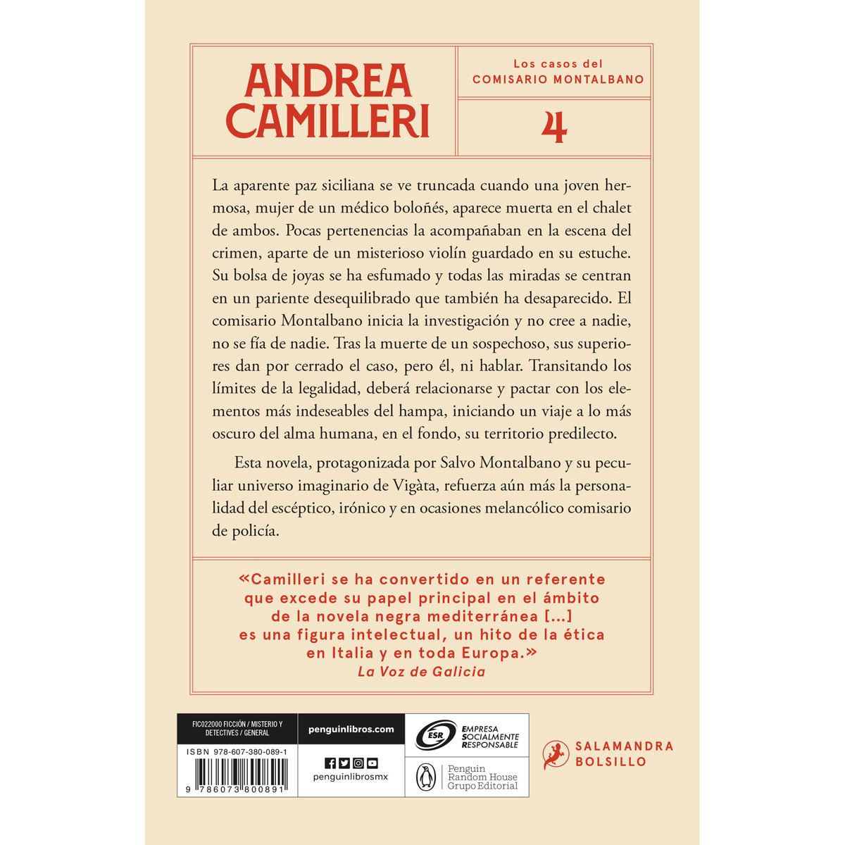 La voz del violín (comisario montalbano 4)