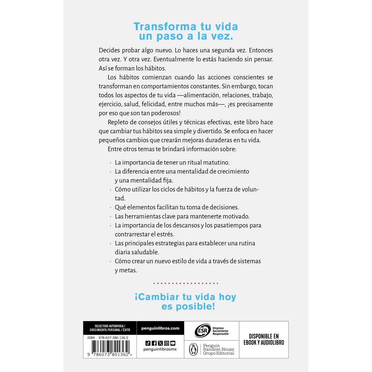 Pequeños hábitos, grandes cambios