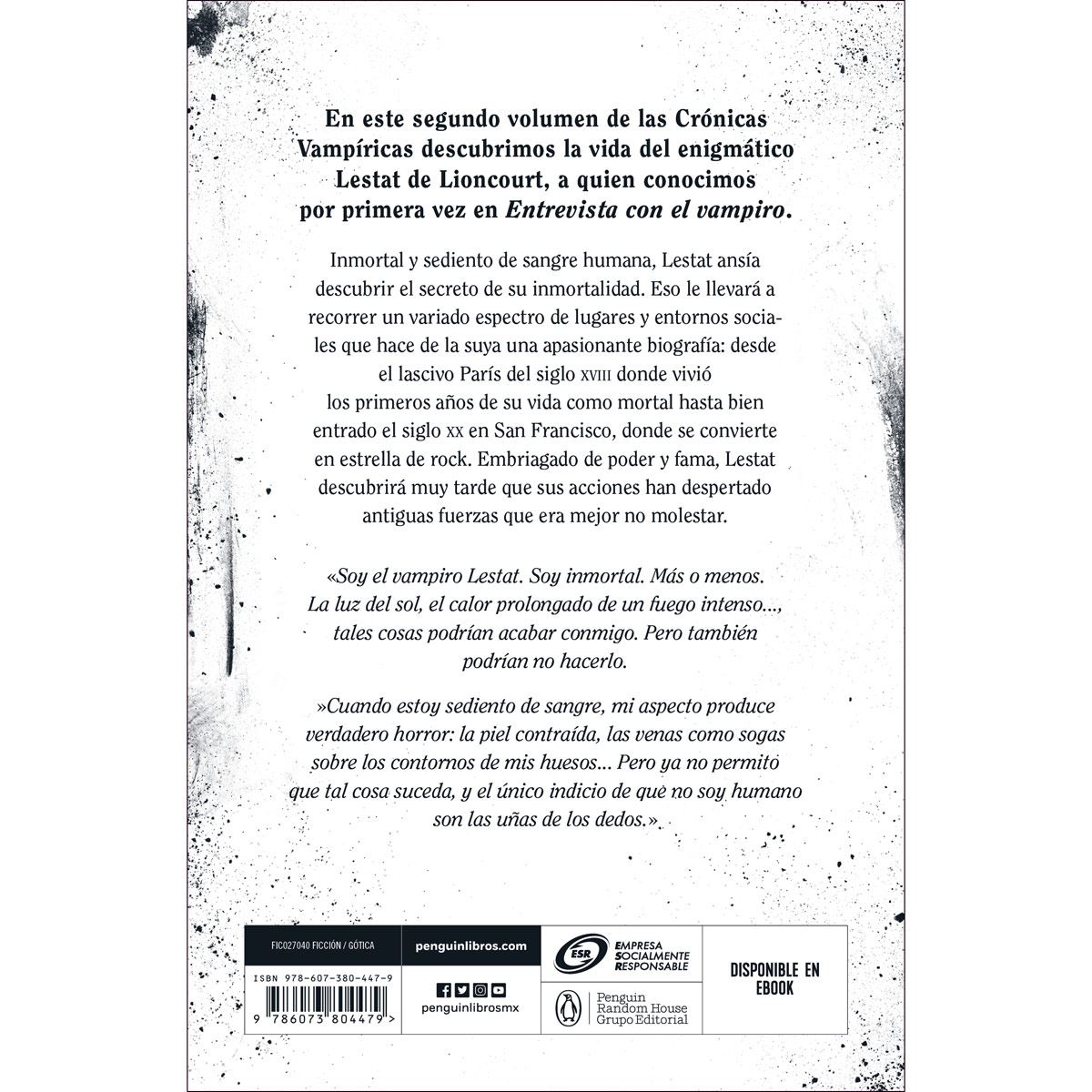 Lestat el vampiro (crónicas vampíricas 2)