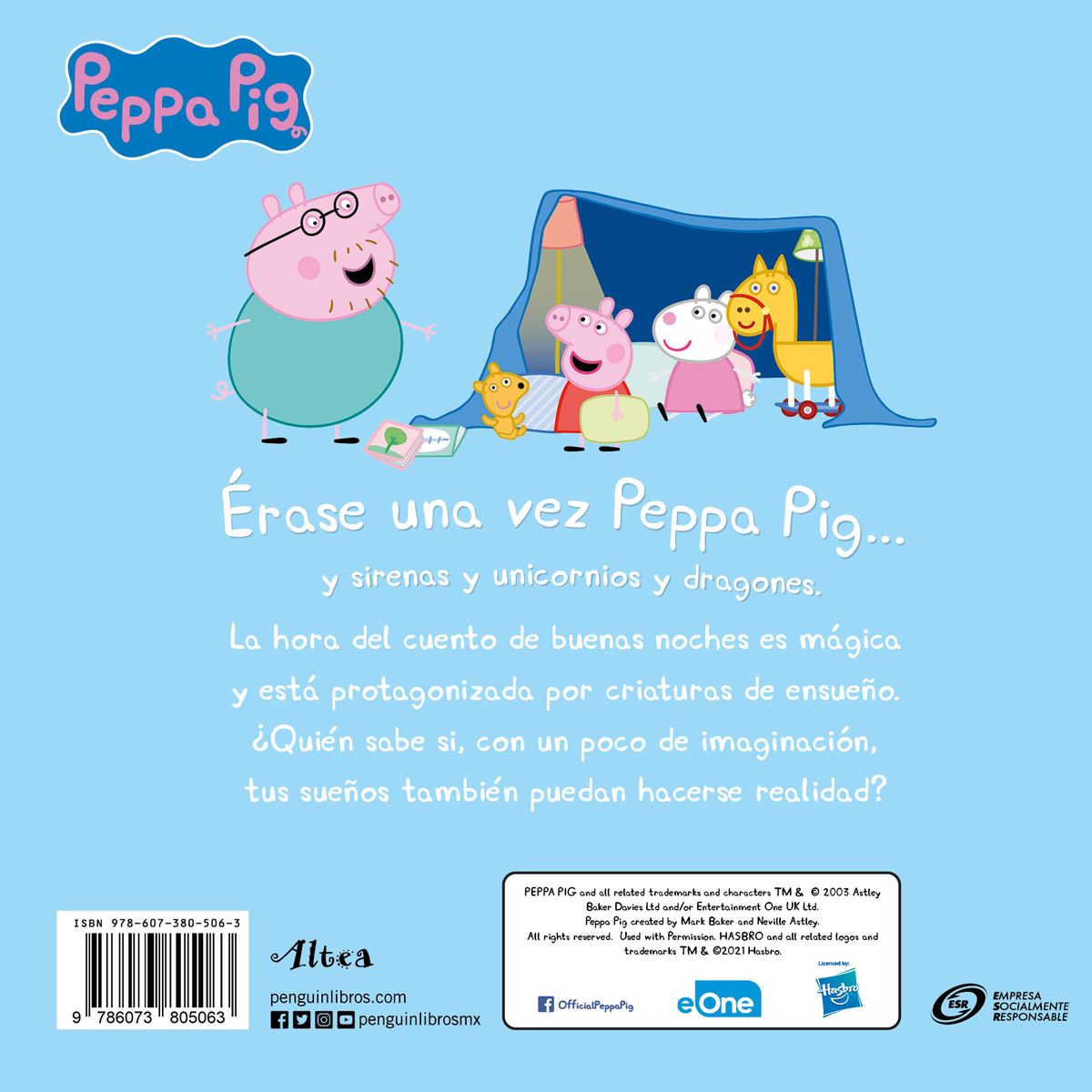 Peppa pig cuentos de sirenas, unicornios y dragones para ir a dormir