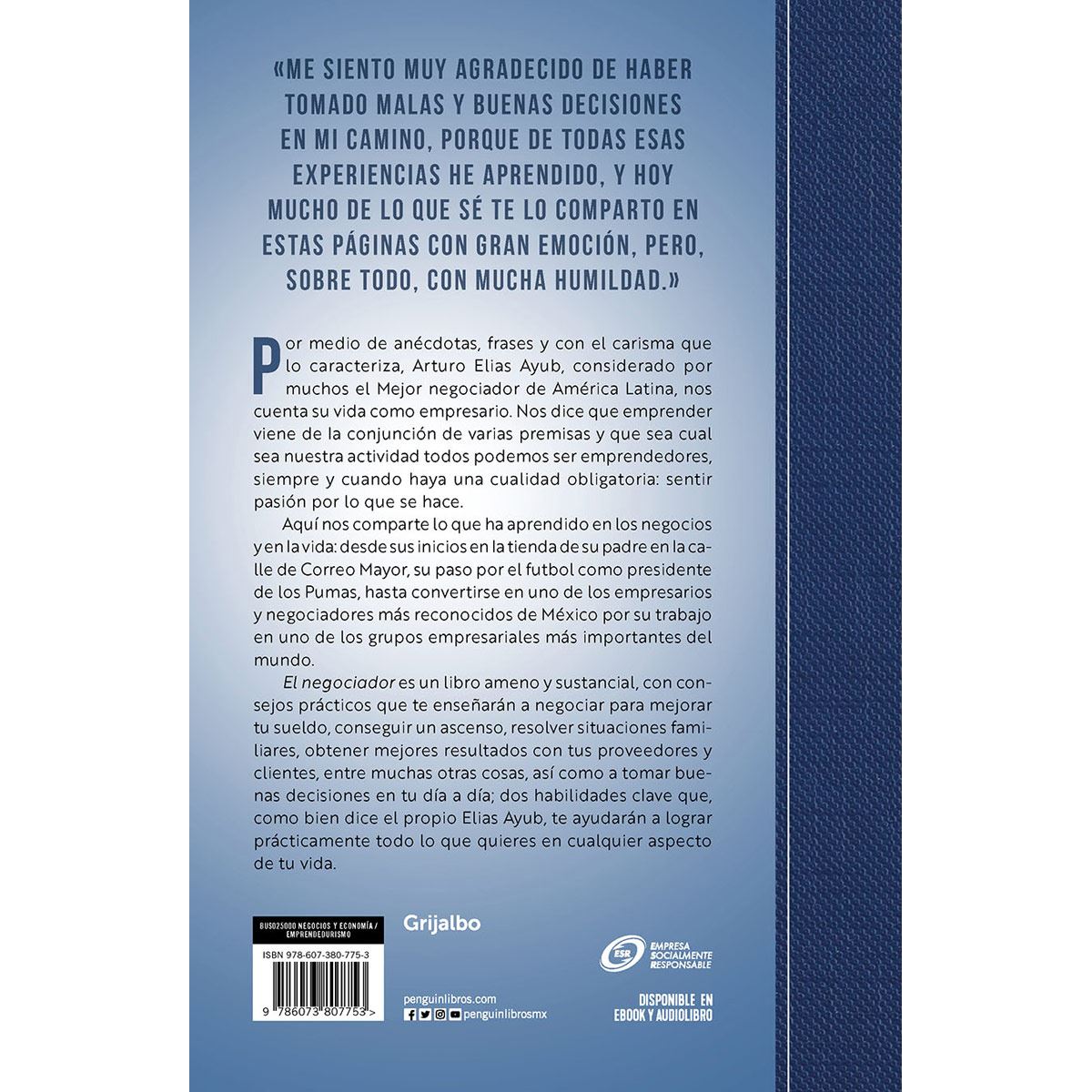 El Negociador, Consejos Para Triunfar en la Vida y en los Negocios