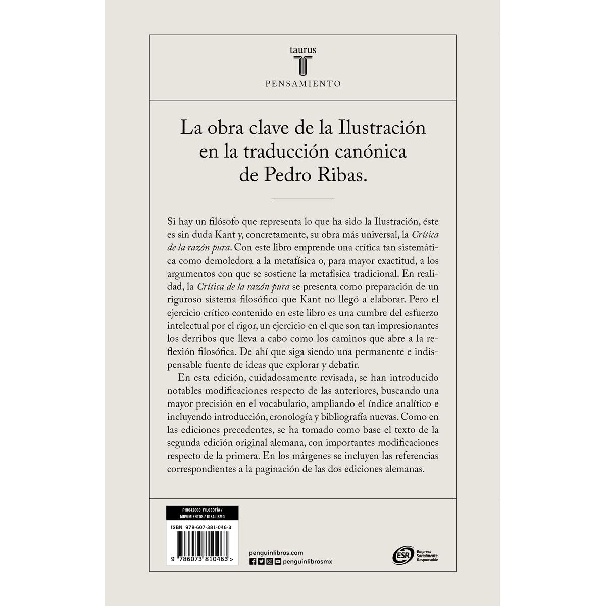 Crítica de la razón pura