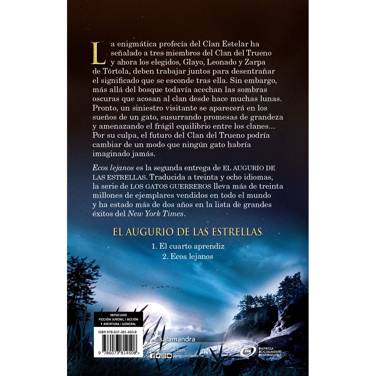 Ecos lejanos (gatos guerreros 4, el augurio de las estrellas)