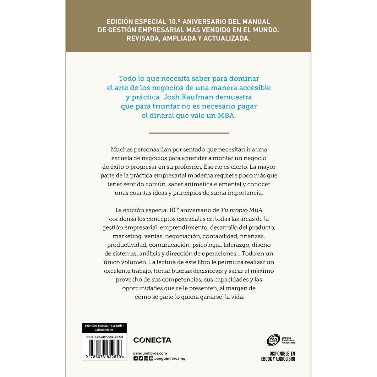 MBA PERSONAL Audiolibro Completo en Español, Josh Kaufman