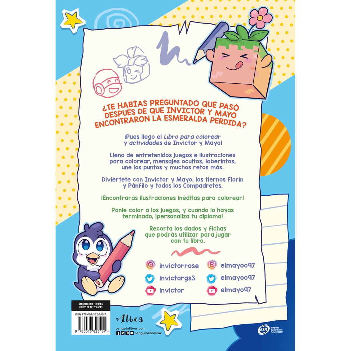 Invictor y mayo libro para colorear y actividades