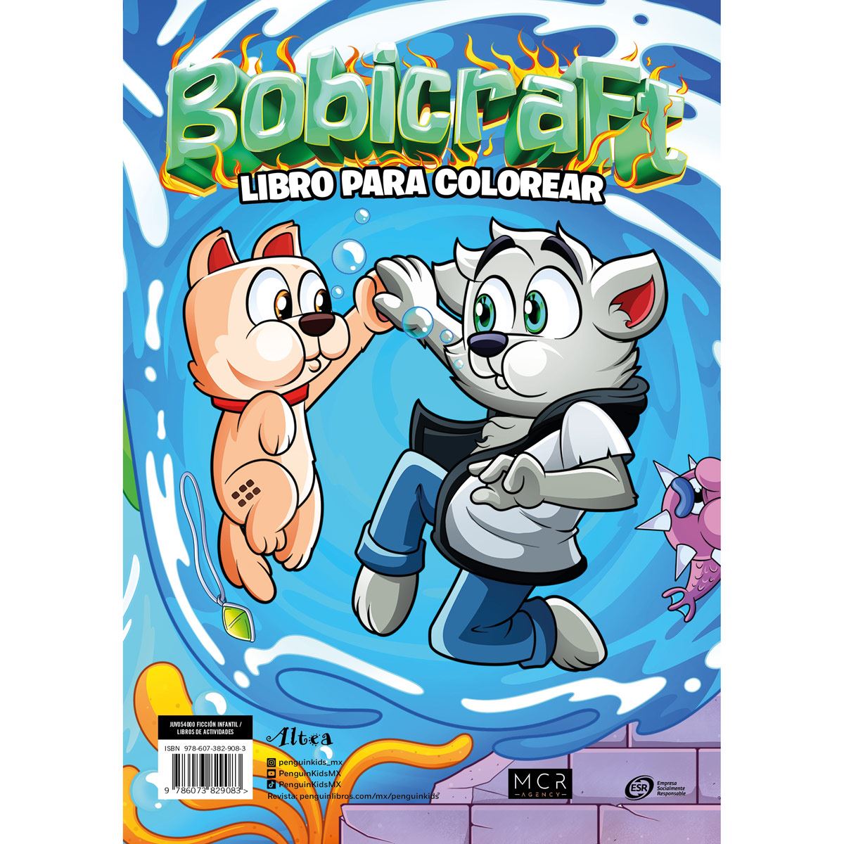 Bobicraft Libro para colorear y actividades