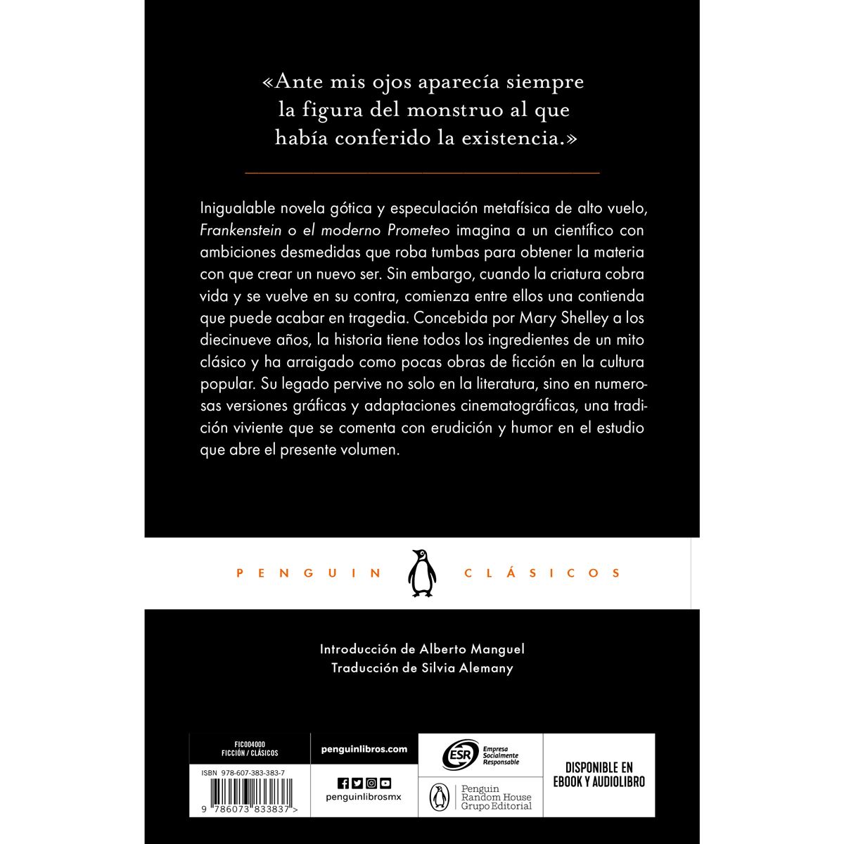 Frankenstein o el moderno Prometeo