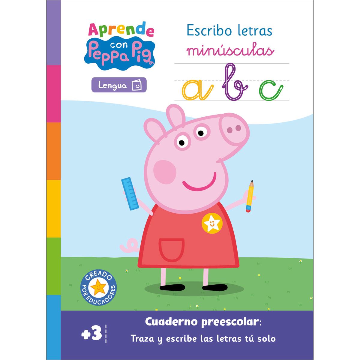 Aprende Lengua con Peppa Pig. Escribo letras minúsculas