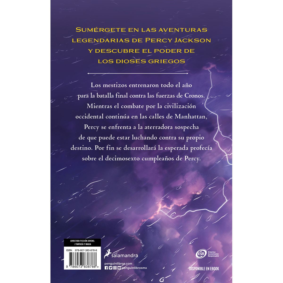 Percy Jackson 5. El último héroe del Olimpo