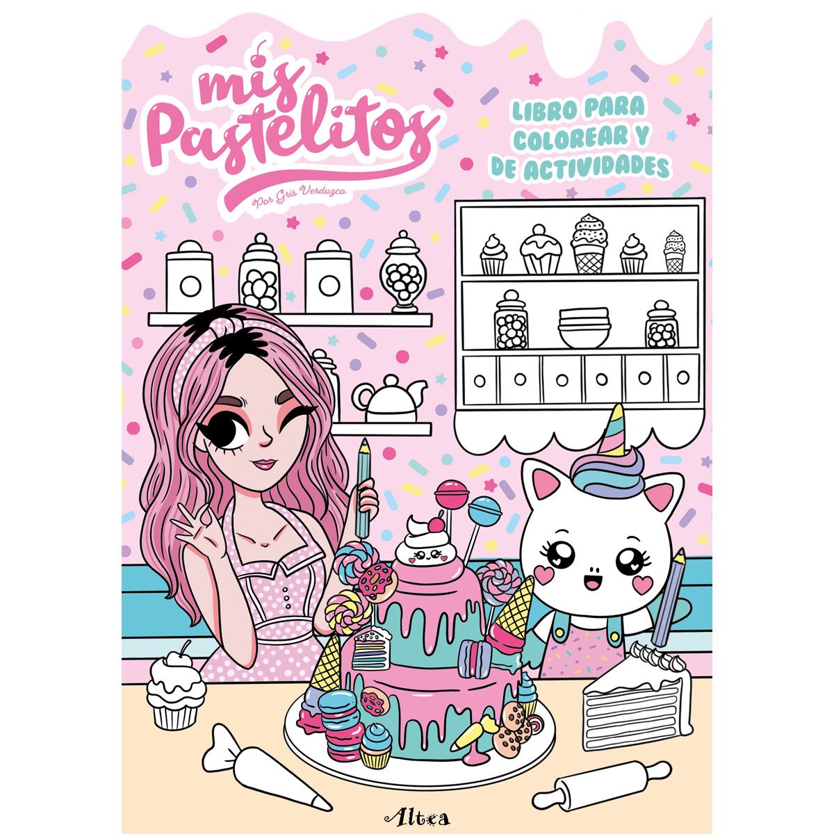 Mis pastelitos. Libro Para Colorear Y De Actividades mis-pastelitos-libro-para-colorear-y-de-actividades