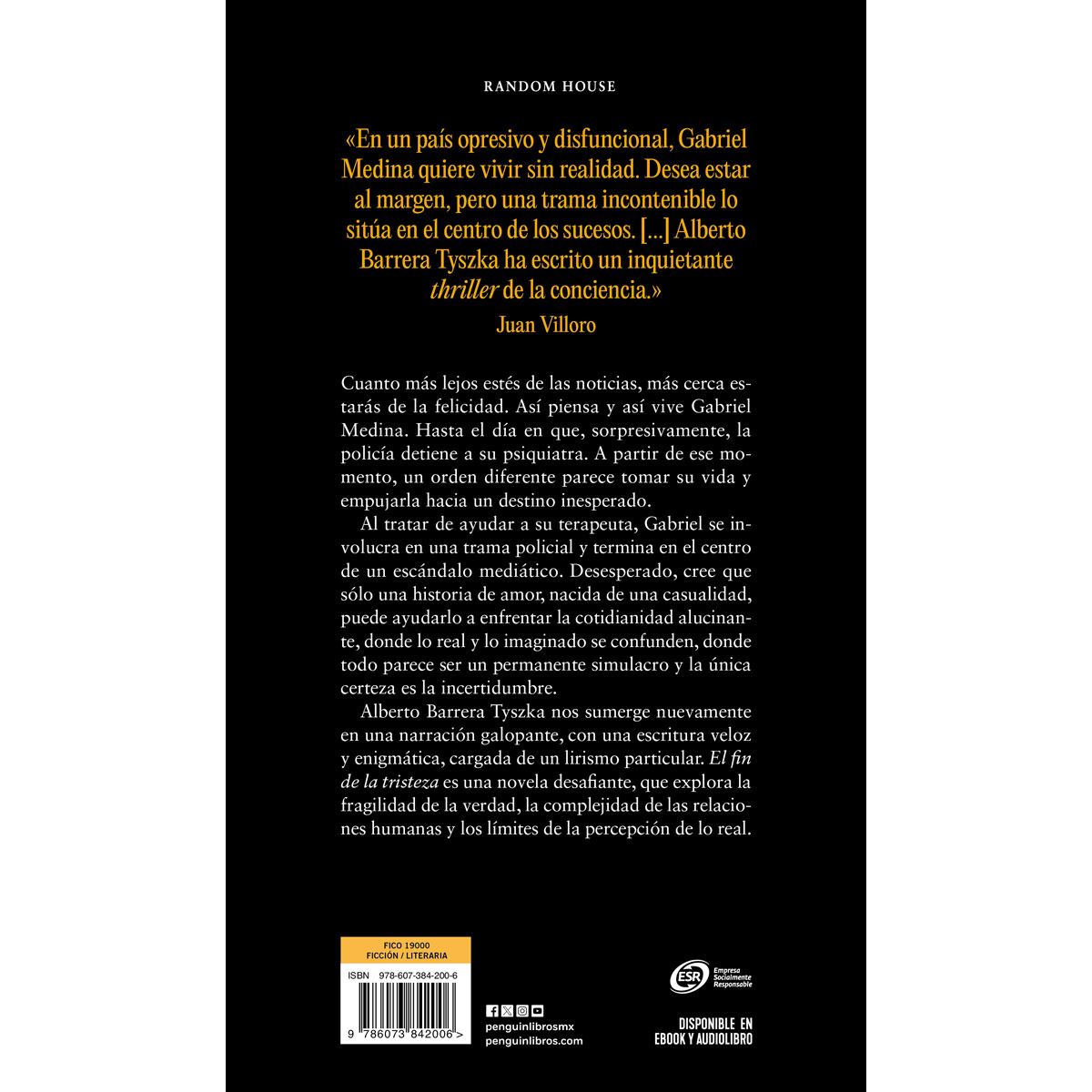 El fin de la tristeza