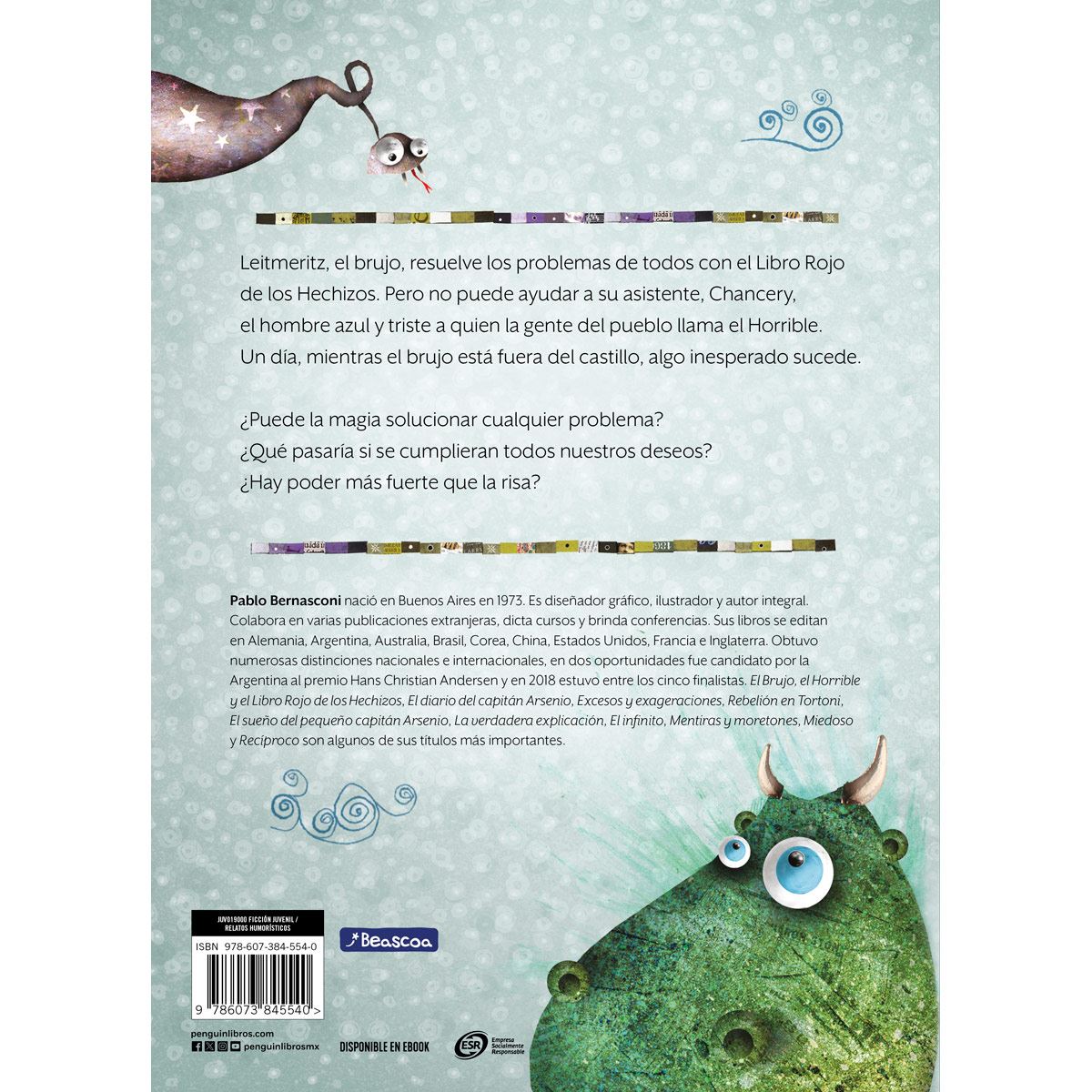 El brujo, el horrible y el libro rojo de los hechizos