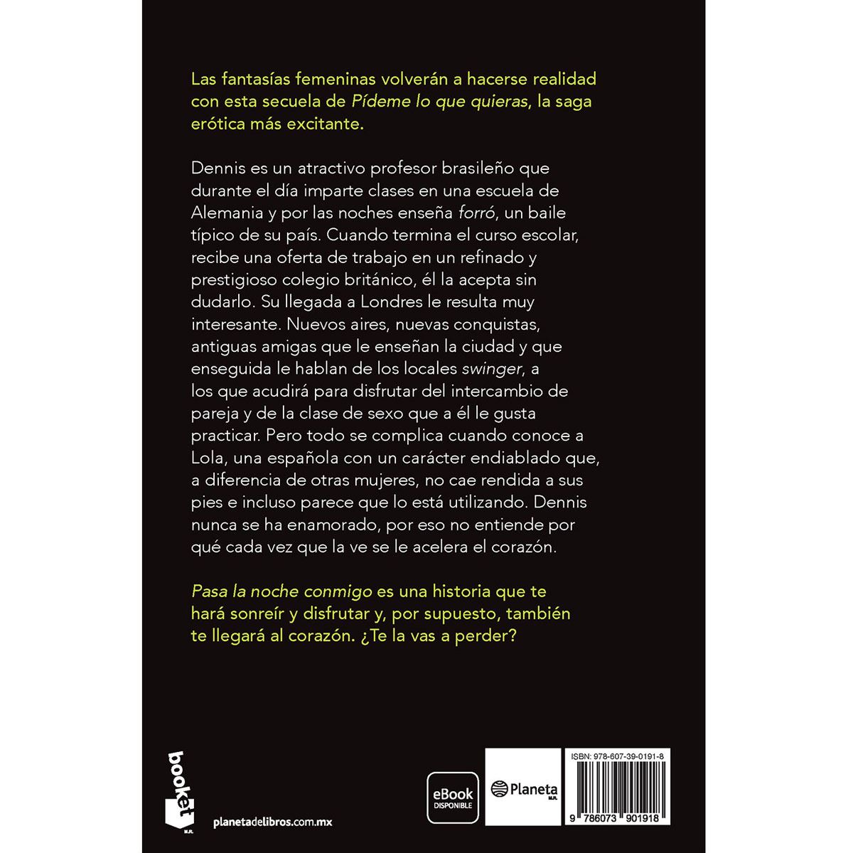 Pasa la noche conmigo