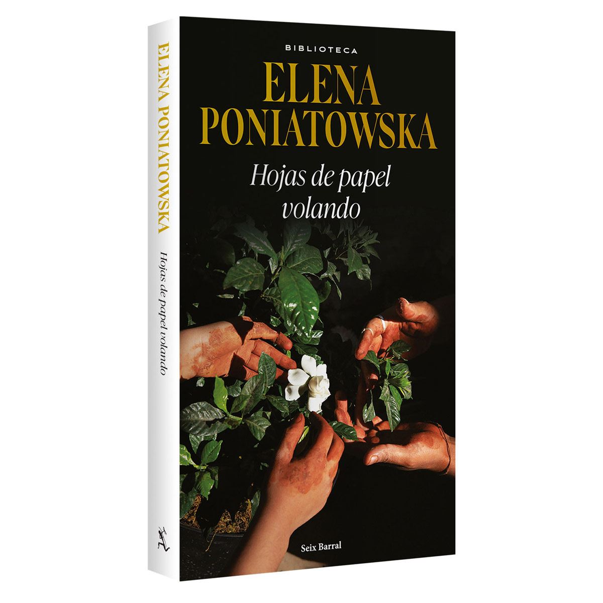 Hojas de papel volando