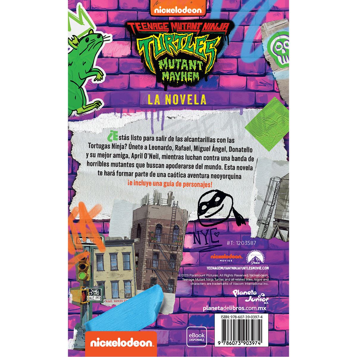 Tortugas Ninja. Caos mutante. La novela