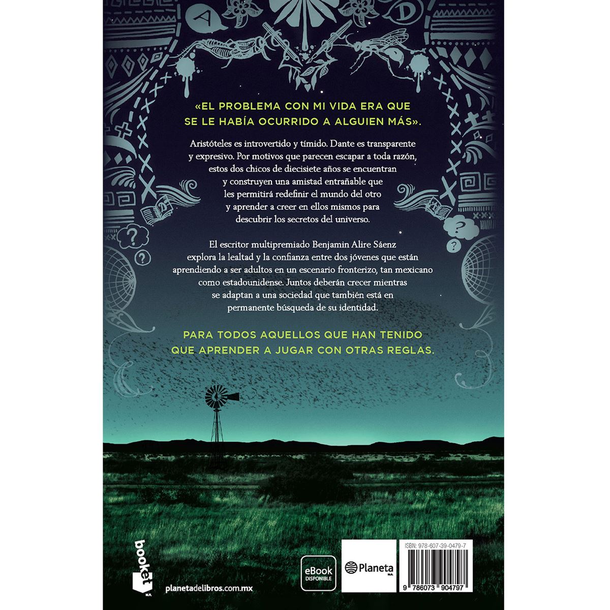 Aristóteles y Dante descubren los secretos del universo, tapa dura