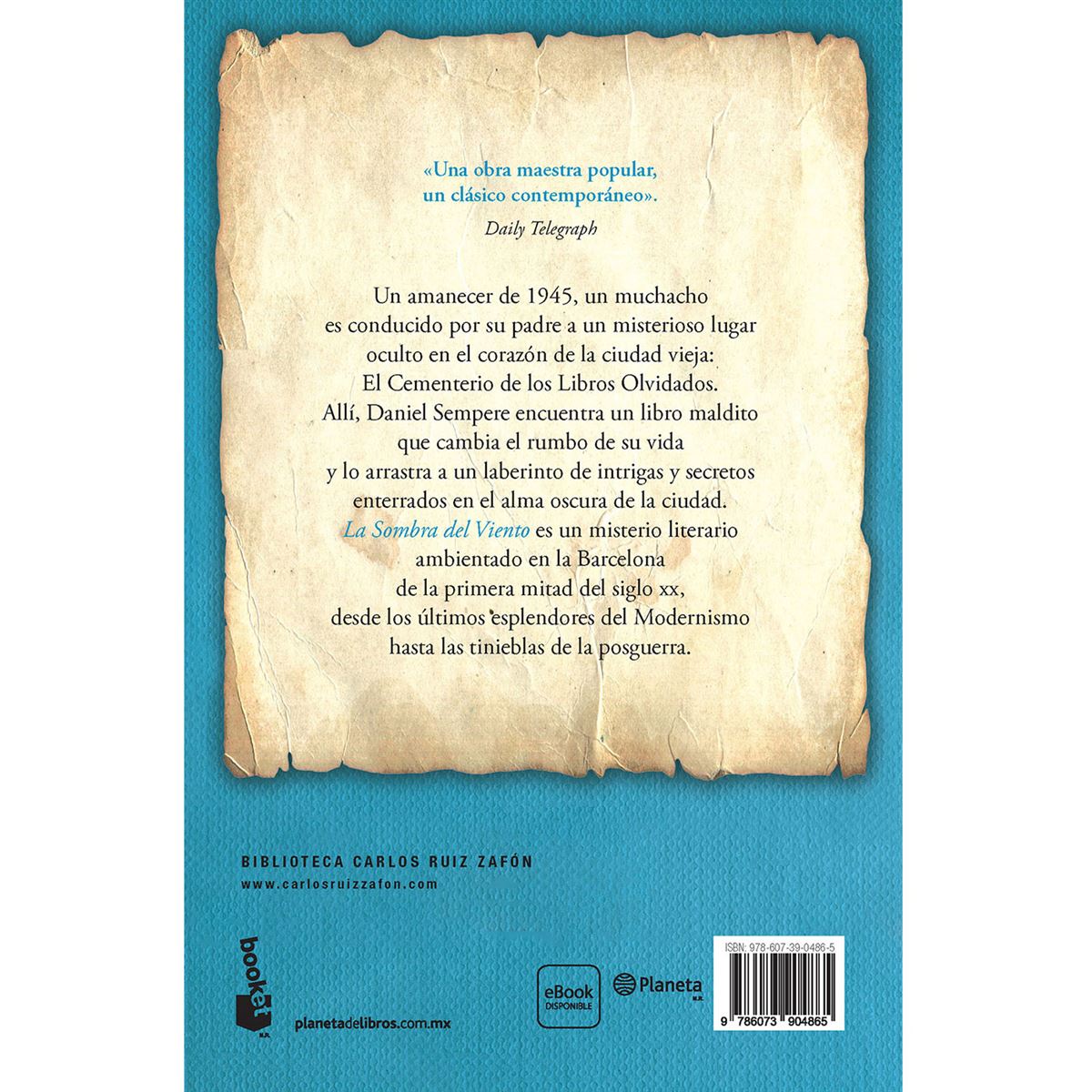 La sombra del viento, tapa dura