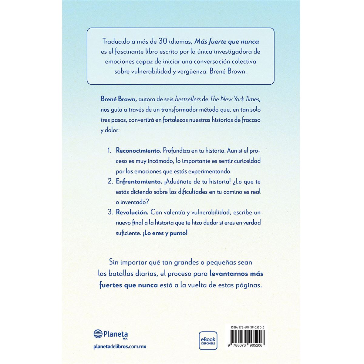 Más fuerte que nunca, tapa dura