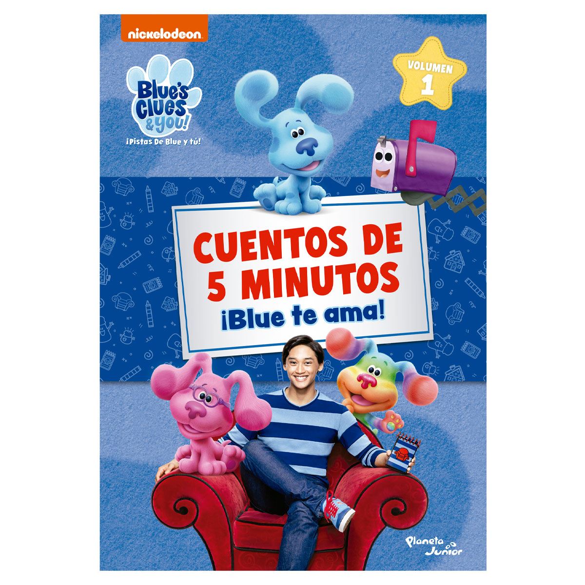 Las pistas de Blue y tú. Cuentos de 5 minutos. ¡Blue te ama!