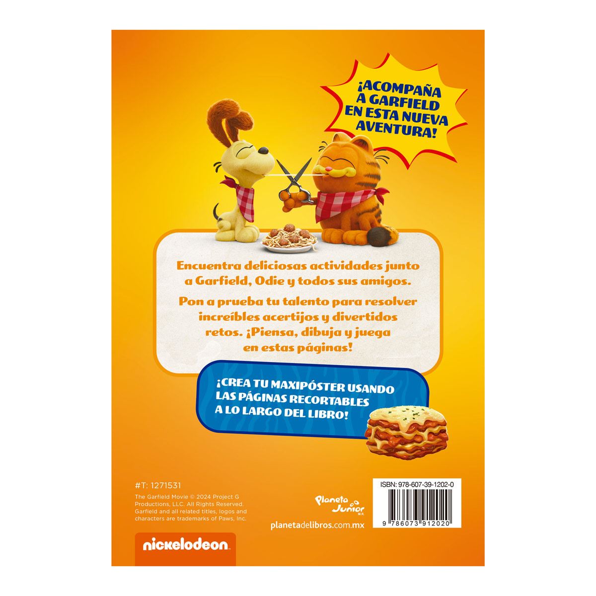 Garfield. La película. Libro de actividades