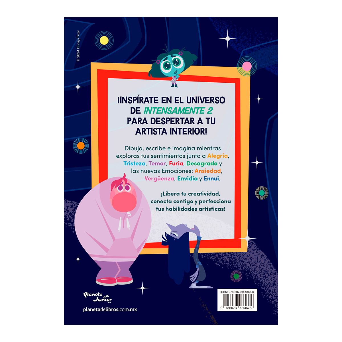 Intensamente 2. Libro de arte y Emociones