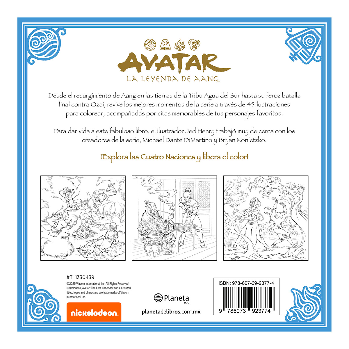 Avatar. La leyenda de Aang. Libera el color