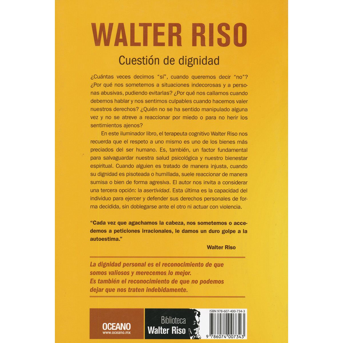 Cuestion de dignidad. El derecho a decir no